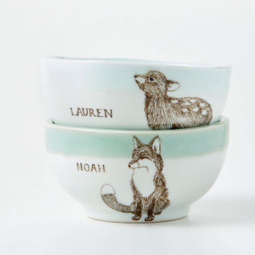 Personalized shop baby bowl